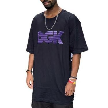 Imagem de Camiseta Dgk Levels Tee - Black Purple-Unissex
