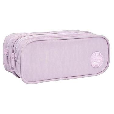 Imagem de Estojo Escolar Infantil Duplo Happy Lilás - Tilibra - Tendtudo