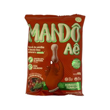 Imagem de Biscoito de Polvilho Tomate e Tomilho Mandô Aê 40g