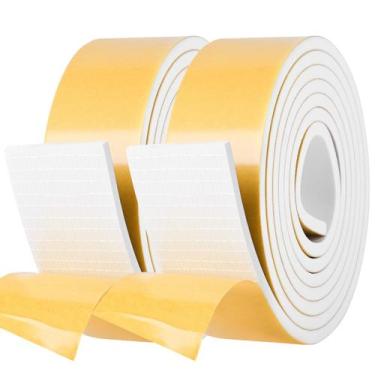 Imagem de Fita de espuma Kikerike Weatherstrip 5 cm x 0,6 cm x 4 m com adesivo