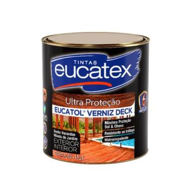 Imagem de Eucatol Verniz Deck Premium Natural Semibrilho Eucatex 900ml