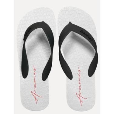 Imagem de Chinelo Aramis Masculino ARM1156 Pencil Black Branco-Masculino