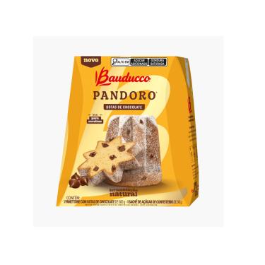 Imagem de PANETTONE PANDORO COM GOTAS DE CHOCOLATE 500G BAUDUCCO