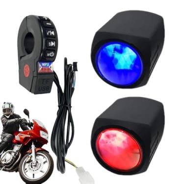 Imagem de Shakven Alto-falante para guiador, Alto-falantes para motocicleta | de som de áudio para motocicleta - Som Hifi para motocicleta estéreo, de amplificador de áudio à prova de intempéries para mulheres