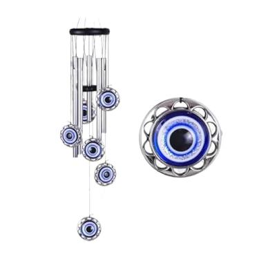 Imagem de Sino dos Ventos Mensageiro Proteção Espiritual 65cm(Olho de Fatima)