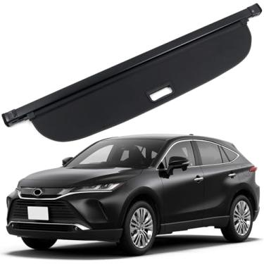 Imagem de Prateleira retrátil para porta-malas de carro para Toyota Venza (XU80) 2021 2022 2023, capa de proteção de bagagem, prateleiras de bagagem, divisória de caixa traseira