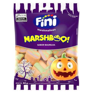 Imagem de Balas Marshmallow Fini Marshboo Sabor Baunilha 80g