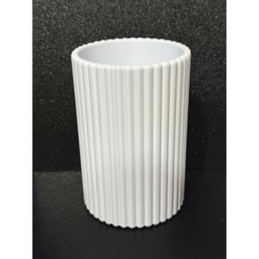 Imagem de Porta Escova de Dente Duplo Design Moderno e Minimalista Anti Derrapante Organizador Banheiro para Casais (1 Unidade,Branco)