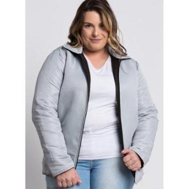 Imagem de Jaqueta Feminina Plus Size Dupla Face Microfibra - Serena-Feminino