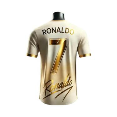Imagem de Camisa De Futebol Ronaldo Respirável De Manga Curta Para Crianças E Ad