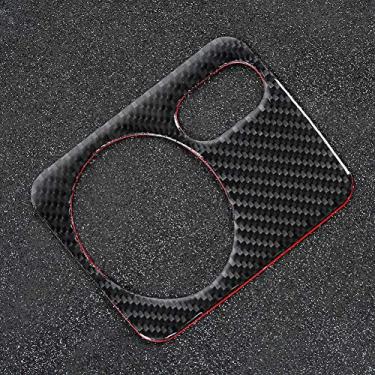 Imagem de Generic Acabamento Elegante da Tampa do Painel do Interruptor Farol Em Fibra de Carbono para Decoração de Interiores de Automóveis, Fácil de Instalar, para Uma Atualização Personalizada, Adequado