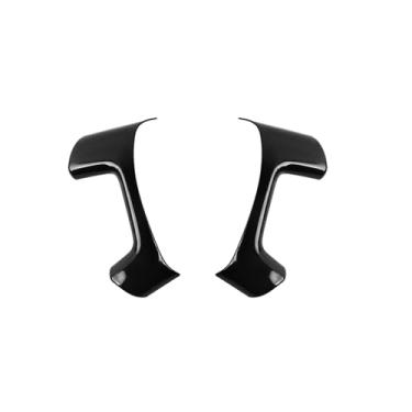 Imagem de JeCar Capas de acabamento de volante acessórios interiores compatíveis com Chevy Silverado/Tahoe/Suburban/Avalanche/GMC Yukon/GMC Sierra/Escalade 2007-2013 e Captiva 2012-2017, preto