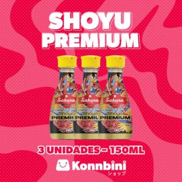 Imagem de Kit Molho Shoyu Sakura Premium Dev 150Ml (Padrão, Kit, 3)