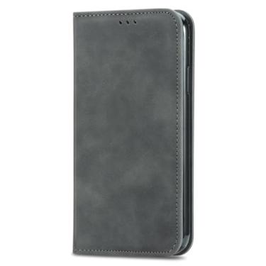 Imagem de Capa tipo bolsa para Samsung Galaxy S25/S25 Plus/S25 Ultra, couro fosco, moderno, flip, porta-cartões, capa protetora interna de TPU antiqueda