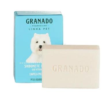 Imagem de Sabonete Pet Granado Coco 100g Limpeza profunda e Controle da oleosida