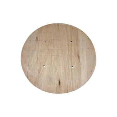 Imagem de Madeira Assento Reto Cadeira Redonda Mocho 35x1cm