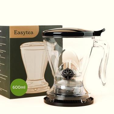Imagem de Copo Preparador Infusor De Chá Easytea Holom Transparente 600ml
