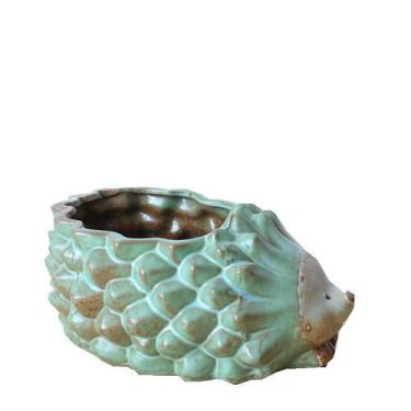 Imagem de Vaso de flores, ouriço cerâmico, vaso de plantas para animais grandes,