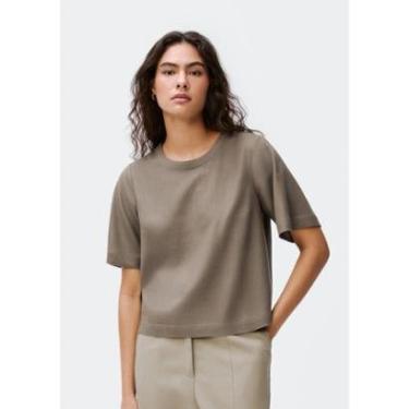 Imagem de Blusa Feminina Manga Média Com Linho-Feminino