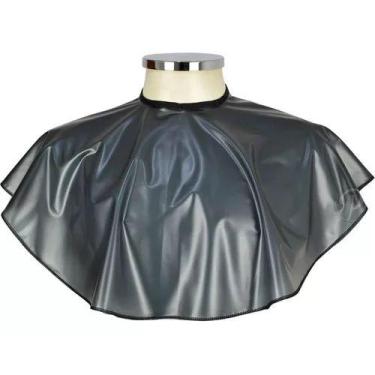 Imagem de Penteador redondo em pvc emborrachado para tintura ou maquiagem Capa I