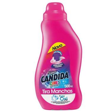 Imagem de Alvejante sem Cloro 500ml Roupas Coloridas 1 UN Super Candida