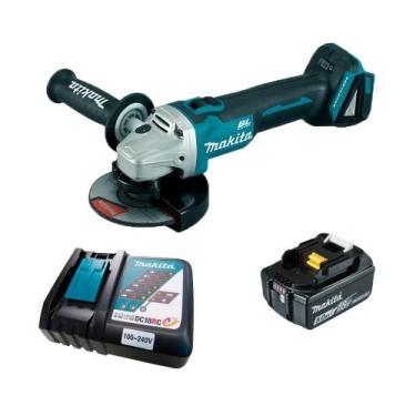 Imagem de Esmerelhidadeira Angular DGA504Z 18V C 1 Bateria 5AH Makita