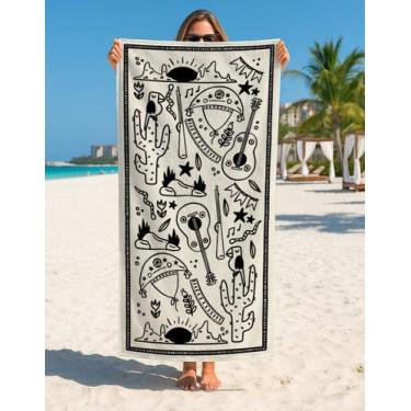 Imagem de Toalha Banho E Praia Tema Nordestino Sertão Forró Cactos - Use Thuco, 