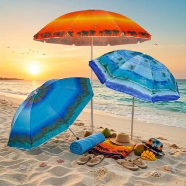 Imagem de Guarda Sol Gigante 1,8m Reforçado com Proteção UV Estampa Sortida Prai