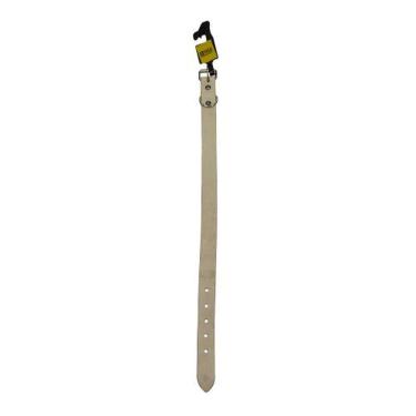 Imagem de Coleira para Pet Dtools Coleira de Couro Natural No07 para Cachorro Médio Marrom 2,9CM...