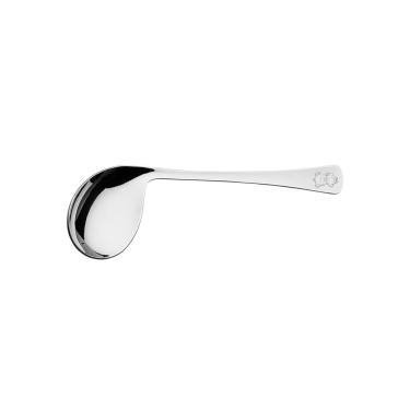 Imagem de Colher Infantil Baby Friends Curvada para Facilitar a Alimentação em Aço Inox Inox Tramontina