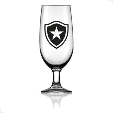 Imagem de Copo de Time Botafogo Futebol Taça Tulipa Americano 300ml Cerveja Vidr