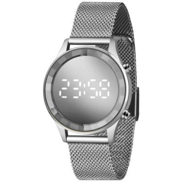 Imagem de Relógio LINCE feminino prata digital LDM4648L SXSX