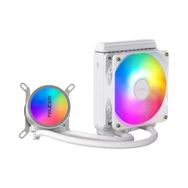 Imagem de Ventilador De Resfriamento a Água RGB De 120mm Com Radiador Integrado 