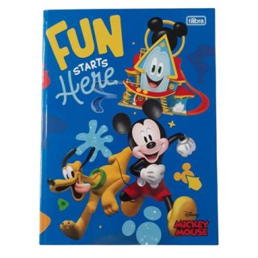 Imagem de Caderno Brochurão Mickey 80 folhas 200mm x 275mm Tilibra