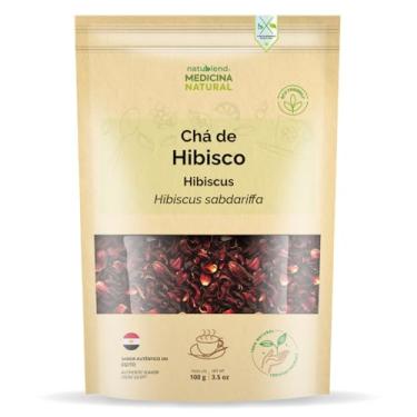 Imagem de Chá de Hibisco, Importado do Egito, Pétalas Inteiras, Medicina Natural, 100g