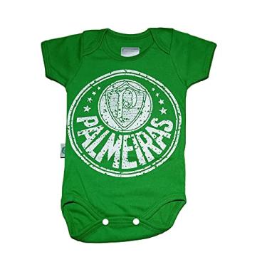 Imagem de Body Bebê Futebol Escudo Do Clube Unissex Lindo Oficial Cor:Palmeiras;Tamanho:6-9 Meses