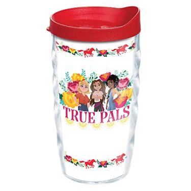 Imagem de Tervis Feito nos EUA com paredes duplas universais DreamWorks Spirit Untamed - O copo isolado True Pals mantém as bebidas frias e quentes, 283 g ondulado, transparente