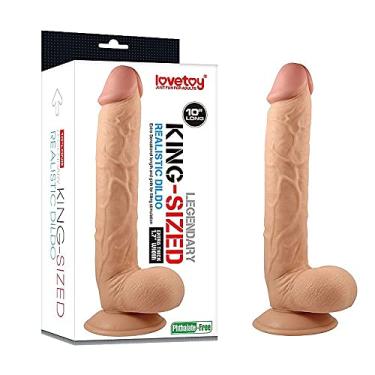 Imagem de Lovetoy Legendary King Size - Prótese Realística com Glande Definida, Veias Escroto e Ventosa - 26,5 X 4,6 CM REF: 5651