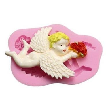 Imagem de Molde De Silicone Anjo Flores