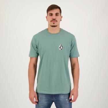 Imagem de Camiseta Volcom Deadly Stone Verde-Masculino