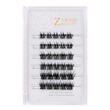 Imagem de Daconovo cílios postiços individuais, cluster autoadesivo, cílios postiços sem cola, cílios de aparência natural