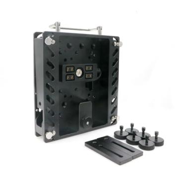 Imagem de Alvins Suporte de extensão portátil multifuncional com placa de montagem em V para TV Logic| Blackmagic | Monitor Atomos para Hollyland | DJI | Transmissão sem fio de vídeo Accesoon