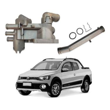 Imagem de Carcaça Da Valvula Com Tubo Saveiro Cross 1.6 8v 2013 A 2017 - Columbi