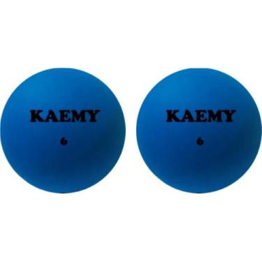 Imagem de Bola Borracha Iniciação Com Guizo Nº06 Com 02 unidades Kaemy-K36