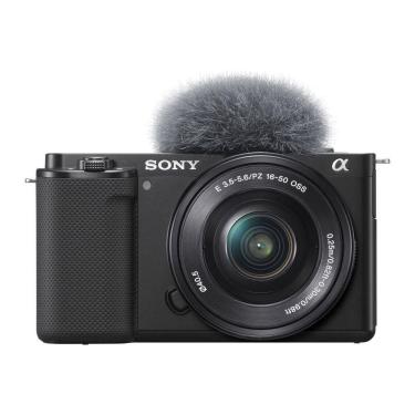 Imagem de Câmera Fotográfica Sony ZV-E10 e Lente 16-50mm Preto