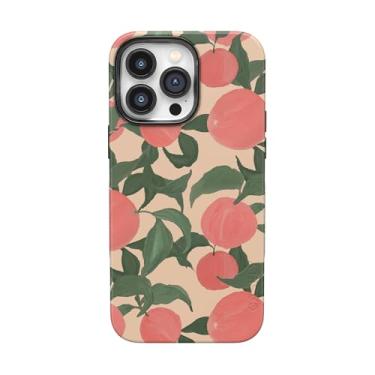Imagem de Casely Capa para iPhone 14 Pro | Sensação de pêssego | Blush Vines | Compatível com MagSafe | Design protetor arrojado
