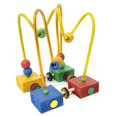 Imagem de Brinquedo Educativo De Madeira MDF Aramado Montanha Russa - BAZARGERAL