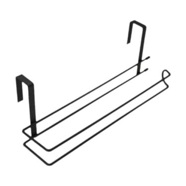 Imagem de YWJLQH Sobre o armário porta-toalhas de papel cabide de rolo de cozinha de metal multiuso armário barra de toalhas rack de armazenamento para hotel fazenda