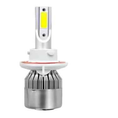 Imagem de Par de Lâmpadas C6 Super Led 6000K H1 H3 H4 H7 H11 H13 H16 H27 HB3 HB4 12V a 24V Alex (H13系列)