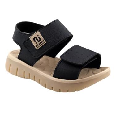 Imagem de Sandália Infantil Novopé 85001506 (Preto/Cipolla, BR, Criança de 9 a 12 anos, Numérico, 30)